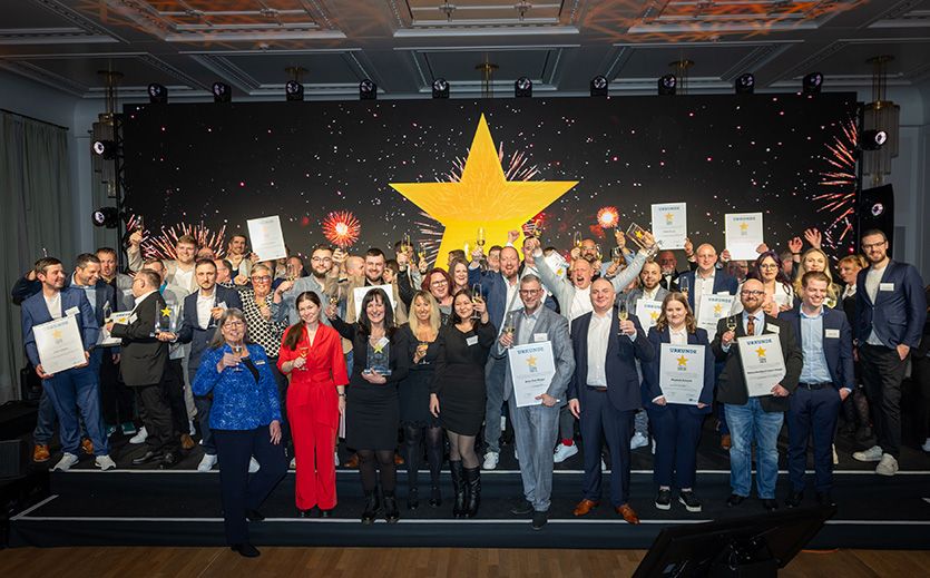 Bühnenbild der Gewinner des Fleisch-Stars